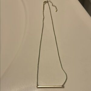 Kendra Scott Elegant Gold Bar Necklace